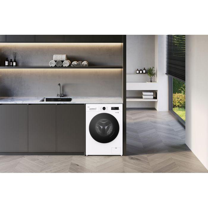 LG FB1208S6W 8kg Front Load Washer With 6 Motion Inverter Direct Drive
