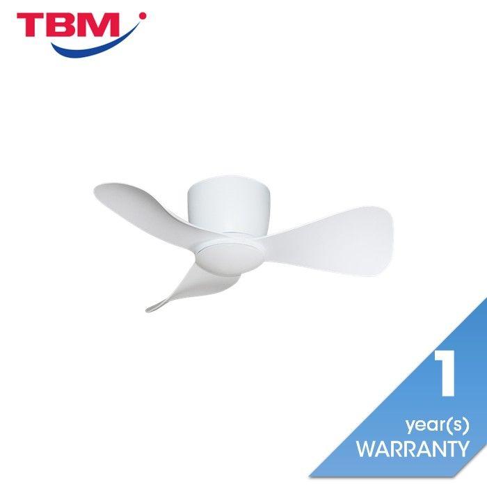 Alpha Alkova MILI-3B/33 LED HG MATT WHITE Ceiling Fan 33" 3 Blades Matt White