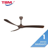 Alpha Alkova MAYSA G2-3B/72 WALNUT/ORB Ceiling Fan 72" 3 Blade Walnut ORB