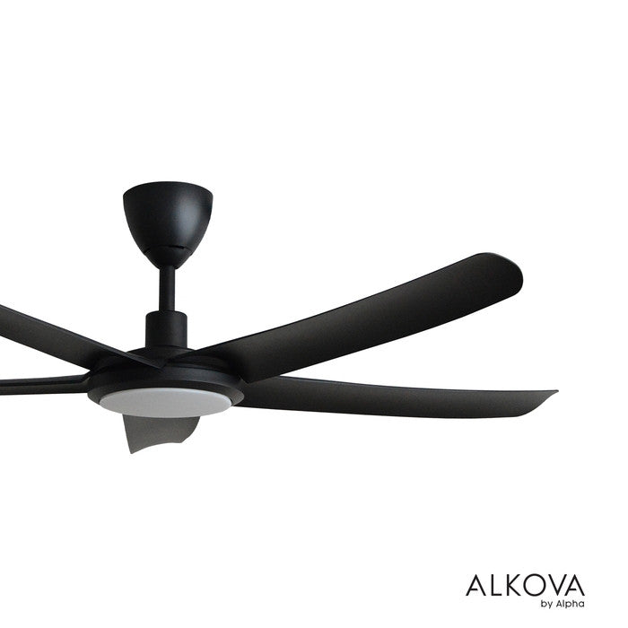 Alkova PAZION G2-5B/56 LED MATT BLACK Ceiling Fan 5 Blades 56" LED Matt Black