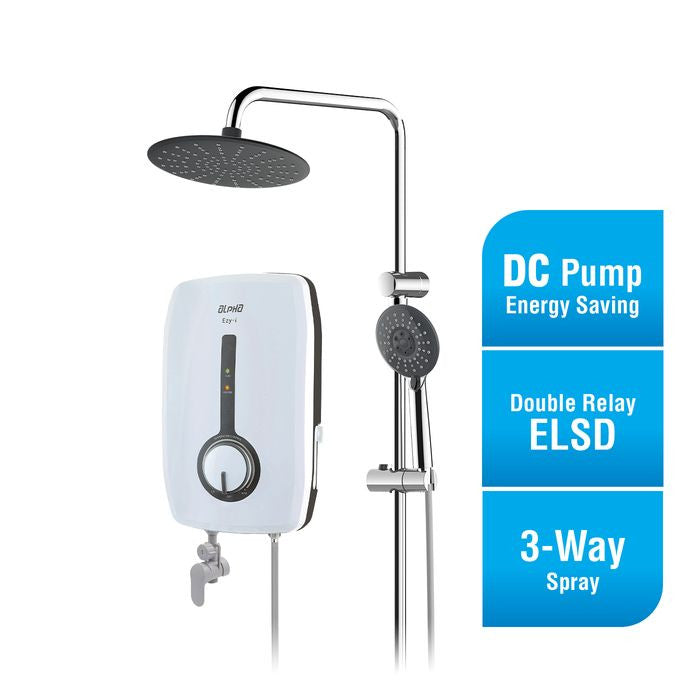 Alpha EZY-I RAINSHOWER IVORY WHITE Rainshower DC Pump Ivory White