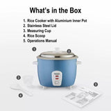 Panasonic SR-EC18HASK 1.8L Conventional Rice Cooker Overheat Protection Light Blue