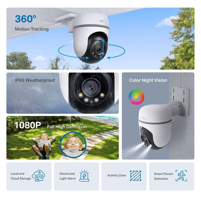 TP-Link TC40 Tapo Outdoor Pan/Tilt Security Wi-Fi Camera