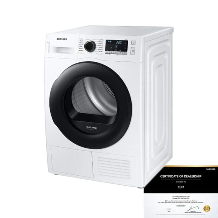 [CLEARANCE][Display Set] Samsung DV80TA220AE/FQ Heat Pump Dryer AI Control 8.0kg White
