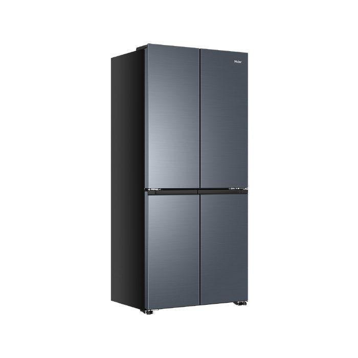 Haier G610L 4 Doors Fridge Twin Inverter Metal/Silk in Blue