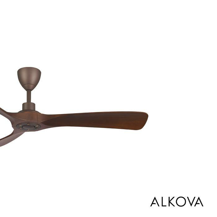 Alpha Alkova MAYSA G2-3B/56 WALNUT/ORB Ceiling Fan 56" 3 Blade Walnut ORB