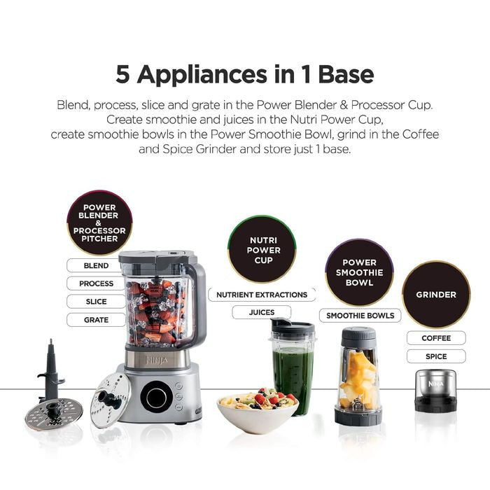 Ninja Foodi CB402SM Power Blender Ultimate System 1200W