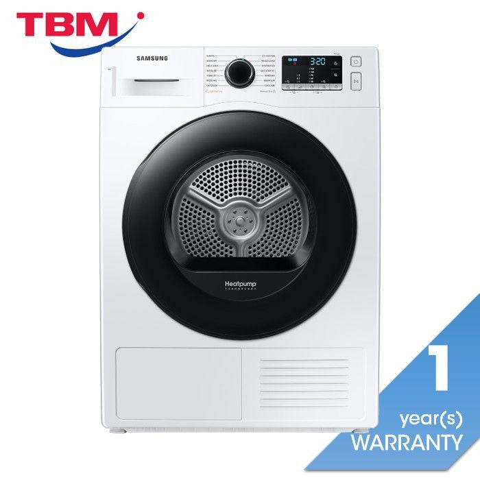 [CLEARANCE][Display Set] Samsung DV80TA220AE/FQ Heat Pump Dryer AI Control 8.0kg White
