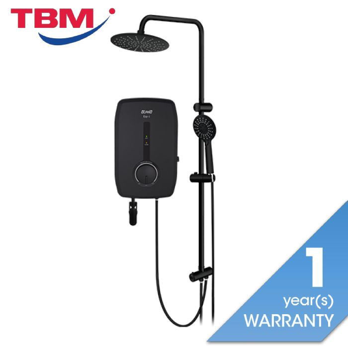 Alpha EZY-I RAINSHOWER ALL BLACK Rainshower DC Pump All Black