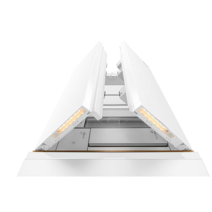 Toshiba GR-RF690WI-PGY(67) 4 Doors Japandi Fridge 580L Fuji White