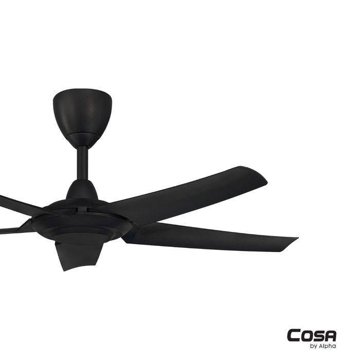 Alpha Caso CX20-5B/46 MATT BLACK Ceiling Fan 46" 5 Blades Matt Black