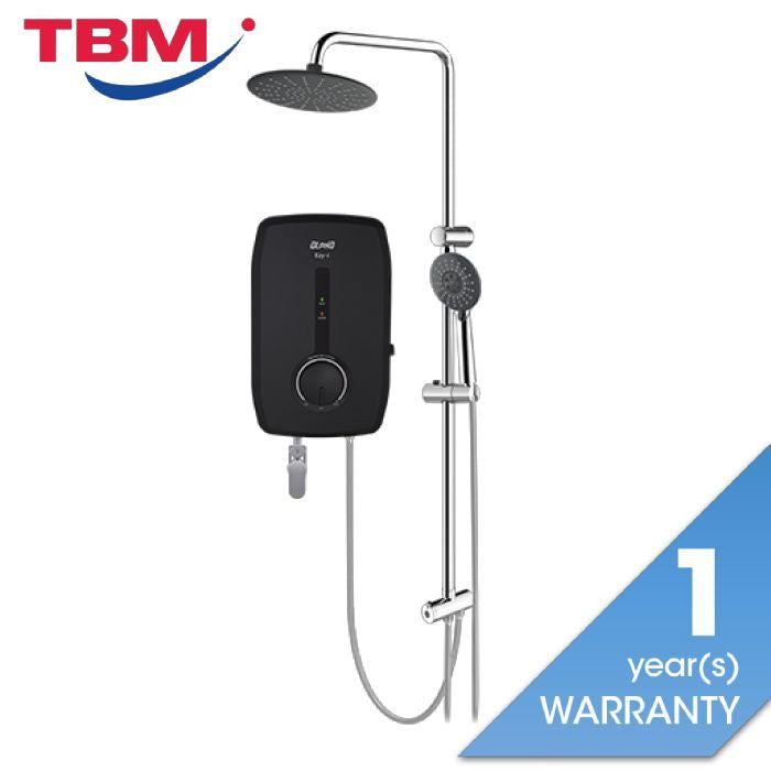 Alpha EZY-I RAINSHOWER MATT BLACK Rainshower DC Pump Matt Black