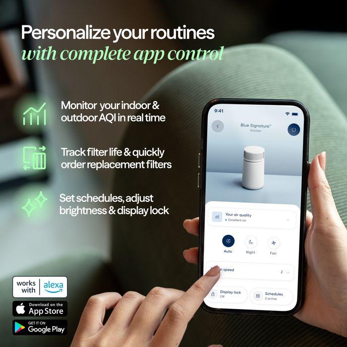 [Pre-Order][ETA TBC] Blueair SP3i Signature Air Purifier Medium Dark Blue