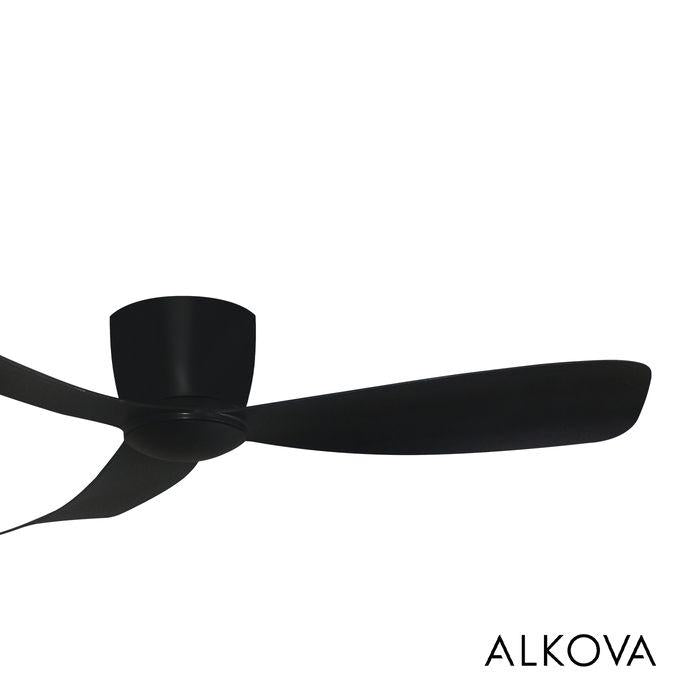 Alpha Alkova MILI-3B/52 LED HG MATT BLACK Ceiling Fan 52" 3 Blades Matt Black