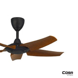 Alpha Cosa CX20-5B/40 WALNUT/MB Ceiling Fan 40" 5 Blades DC Motor Walnut/MB