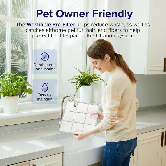 Levoit LAP-V102S-WUS Vital 100S Pet Care Smart True HEPA Air Purifier