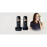 Panasonic KX-TG1612MLR Basic Cordless Phone Twin Red