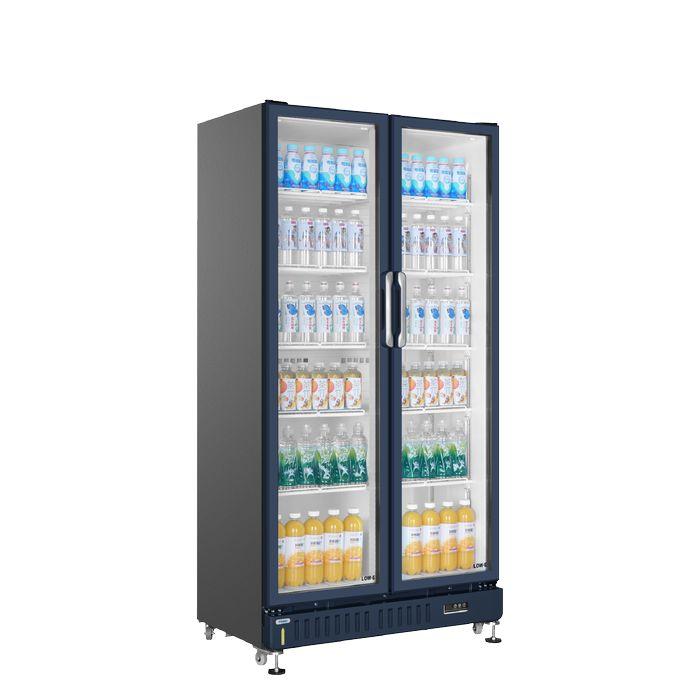 Haier Display Chiller Showcase 625L Air Cooling Technology R290A