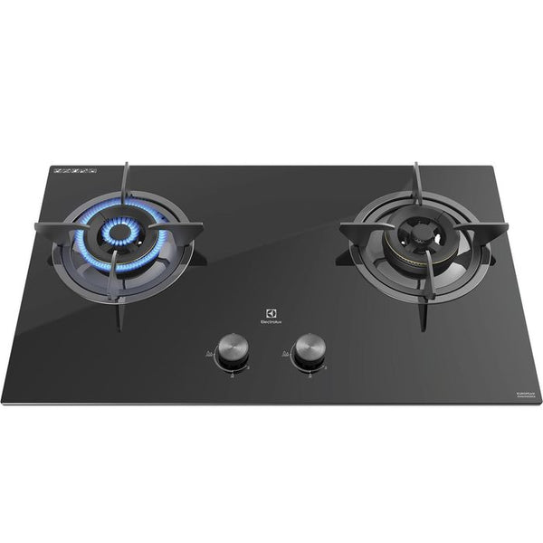Electrolux EHG7230BE Gas Hob 2 Burners With Safety Flame Device 78cm