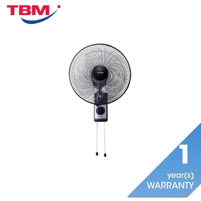Panasonic F-MU405 Wall Fan 16" 5 Blades Dark Grey