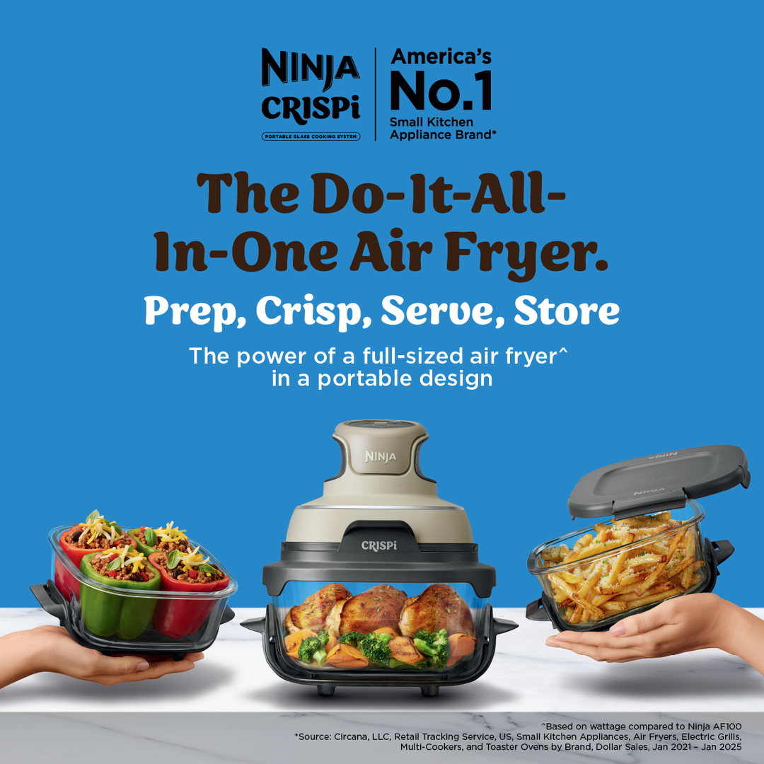 Ninja FN101SMSTFOC Air Fryer Crispi Stone + Medium Batch Container