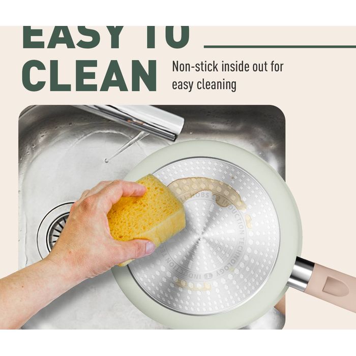 Tefal G17964 Cookware SO Matcha Deep Frypan 24cm