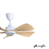 Alpha HANI-5B/36 MAPLE/MW Ceiling Fan 36" 5 Blades Maple/Matt White