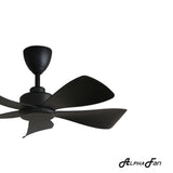 [CLEARANCE] Alpha HANI-5B/36 MATT BLACK Ceiling Fan 36" 5 Blades Matt Black