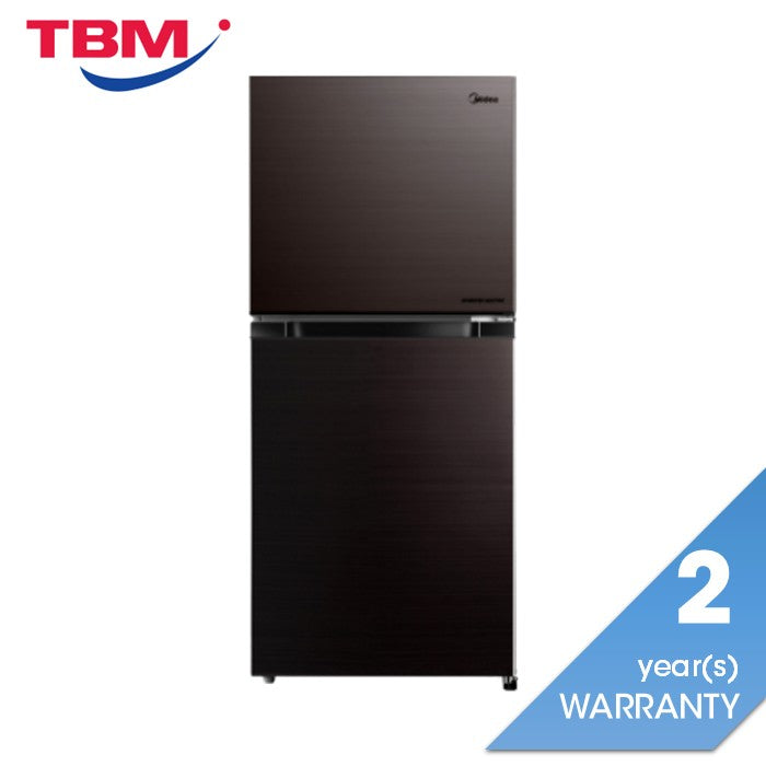 Midea MDRT268MTB28-MY G200L 2 Doors Fridge Inverter Quattro Black