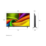 LG 43NU855BPSA 43" Nano 4K UHD AI NU85 Smart TV