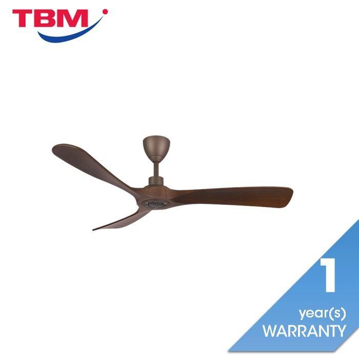 Alpha Alkova MAYSA G2-3B/56 WALNUT/ORB Ceiling Fan 56" 3 Blade Walnut ORB
