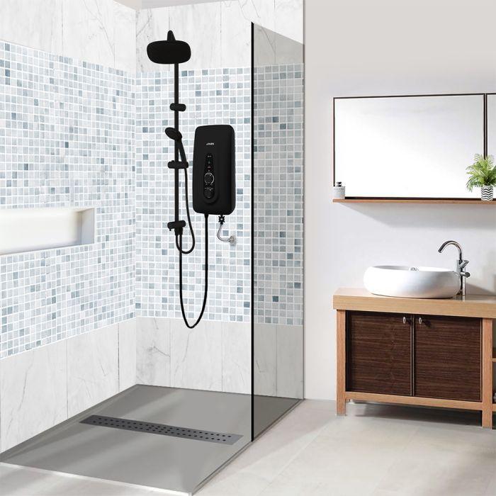 Joven SB11IP R/S MATT BLACK Home Shower Rain 4.2kW Shower Inverter DC Pump Matt Black