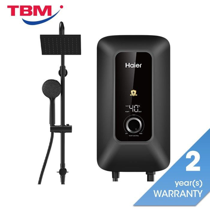 Haier EI42E-KP3B-RS(MY) Instant Water Heater Dual Cooper Heating Tube 4200W Black