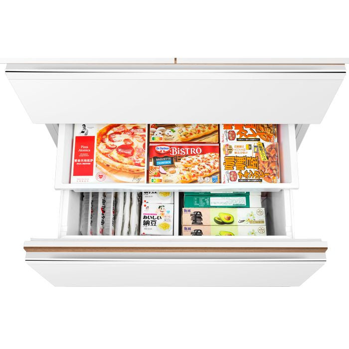 Toshiba GR-RF690WI-PGY(67) 4 Doors Japandi Fridge 580L Fuji White