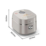 Tefal 0.6L Mini Far Infrared IH Rice Cooker Heating Efficiency Easy Touch Screen