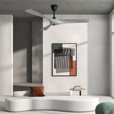 Alkova AXIS 3B/56 GREY WOOD/MB 56" Ceiling Fan 3 Blades With Remote Grey Wood Matt Black | TBM Online