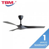 Alkova AXIS 3B/56 MATT BLACK Ceiling Fan 56" 3 Blades With Remote Matt Black | TBM Online