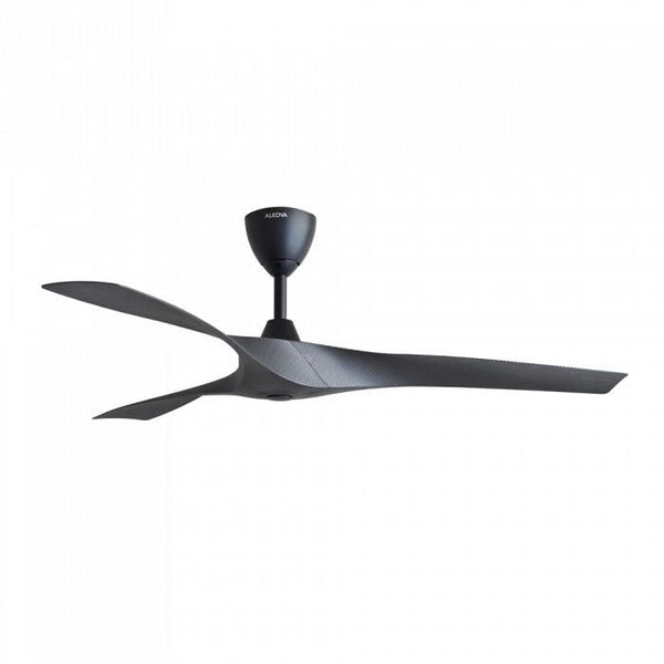 Alkova AXIS 3B/56 MATT BLACK/CARBON FIBER Ceiling Fan 56" 3 Blades with Remote Matt Black/Carbon Fiber | TBM Online