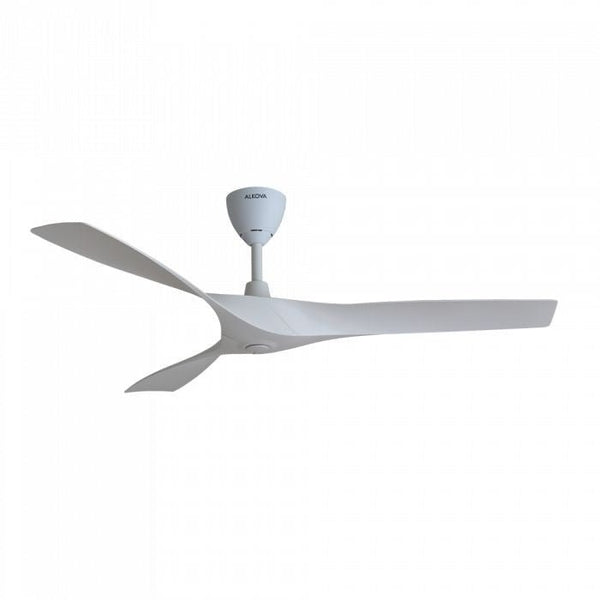 Alkova AXIS 3B/56 MATT WHITE Ceiling Fan 56" 3 Blades with Remote Matt White | TBM Online