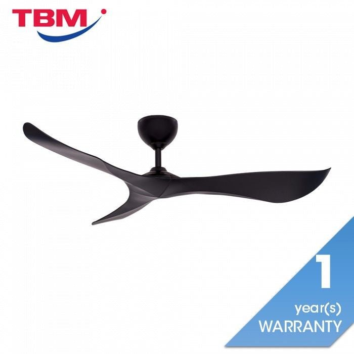 Alkova KOKO 56 MATT BLACK Ceiling Fan 56" Matt Black | TBM Online