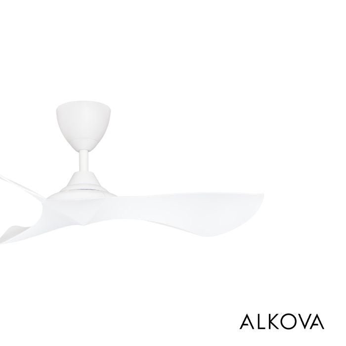 Alkova KOKO G2 3B/40 MATT WHITE Ceiling Fan 3 Blades 40 Inch Matt White | TBM Online