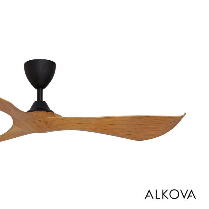 Alkova KOKO G2 3B/56 CARAMEL/MB Ceiling Fan 3 Blades 56 Inch Caramel Matt Black | TBM Online
