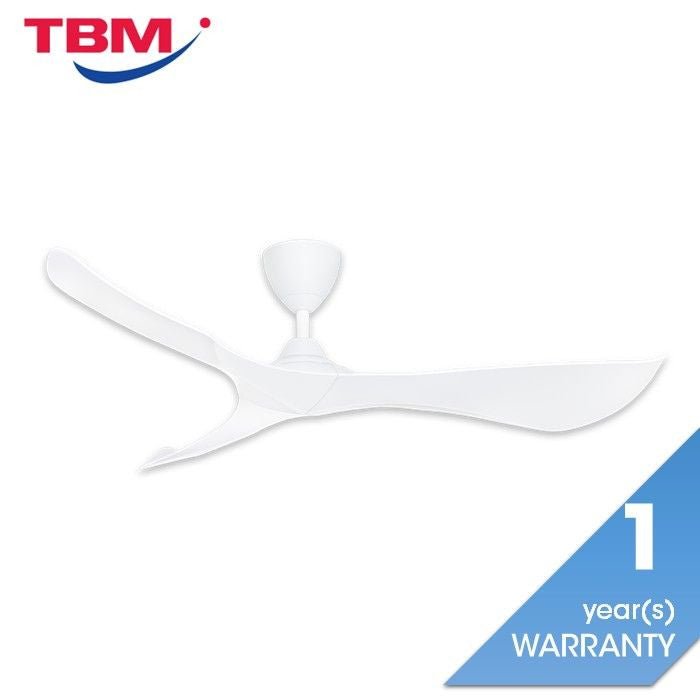 Alkova KOKO G2 3B/56 MATT WHITE Ceiling Fan 3 Blades 56 Inch Matt White | TBM Online