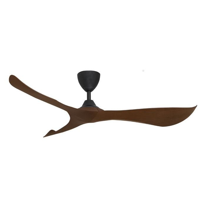 Alkova KOKO G2 3B/56 WALNUT/MB Ceiling Fan 3 Blades 56 Inch Walnut Matt Black | TBM Online