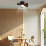 Alpha Alkova MILI-3B/22 LED HG WALNUT/MB Ceiling Fan 22" 3 Blades Walnut Matt Black | TBM Online