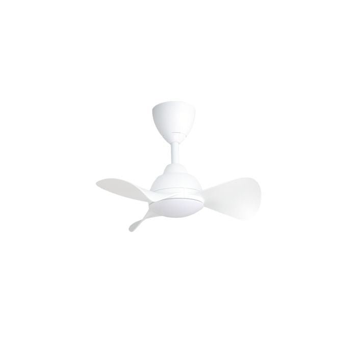 Alkova MILI 3B/22 LED MATT WHITE Ceiling Fan 3 Blades 22 Inch Motor DC LED Matt White | TBM Online