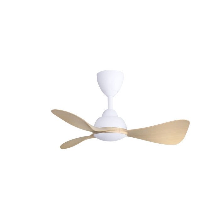 Alkova MILI 3B/33 MAPLE MATT WHITE Ceiling Fan 3 Blades 33 Inch Motor DC Maple Matt White | TBM Online