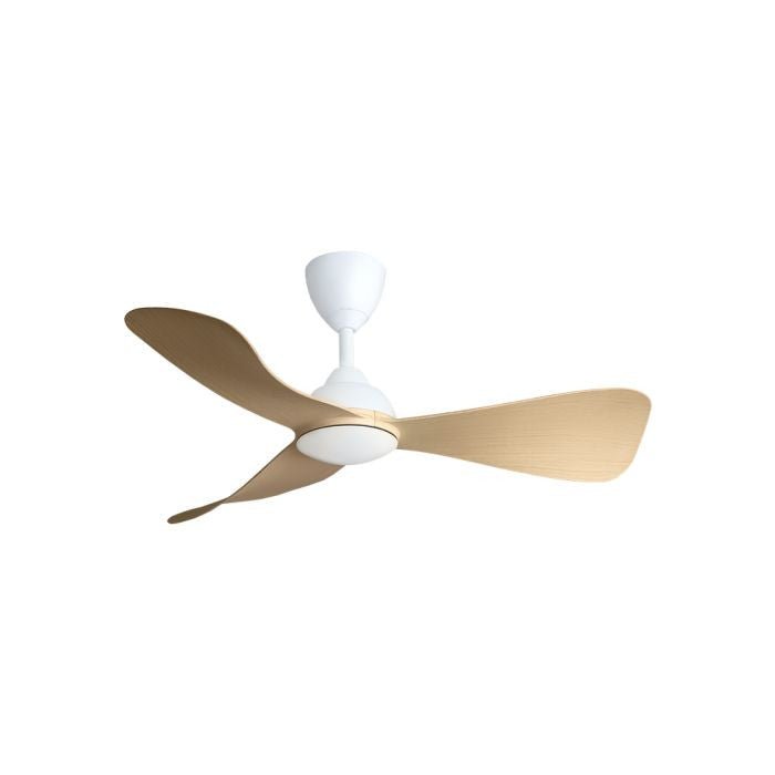 Alkova MILI 3B/42 MAPLE MATT WHITE Ceiling Fan 3 Blades 42 Inch Motor DC Maple Matt White | TBM Online