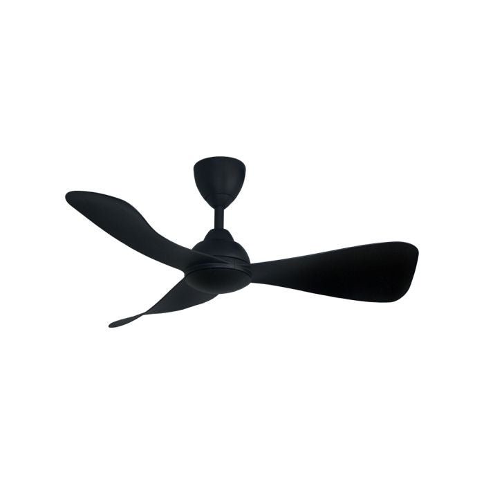 Alkova MILI 3B/42 MATT BLACK Ceiling Fan 3 Blades 42 Inch Motor DC Matt Black | TBM Online