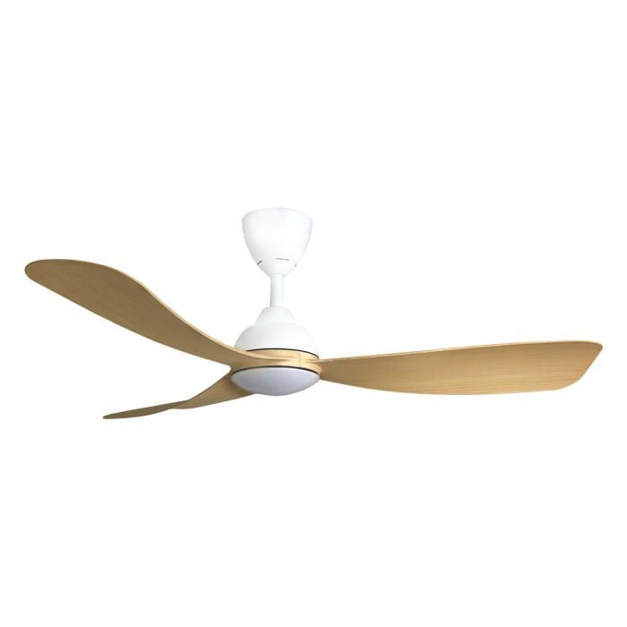 Alkova MILI 3B/52 LED MAPLE MATT WHITE Ceiling Fan 3 Blades 52 Inch Motor DC LED Maple Matt White | TBM Online